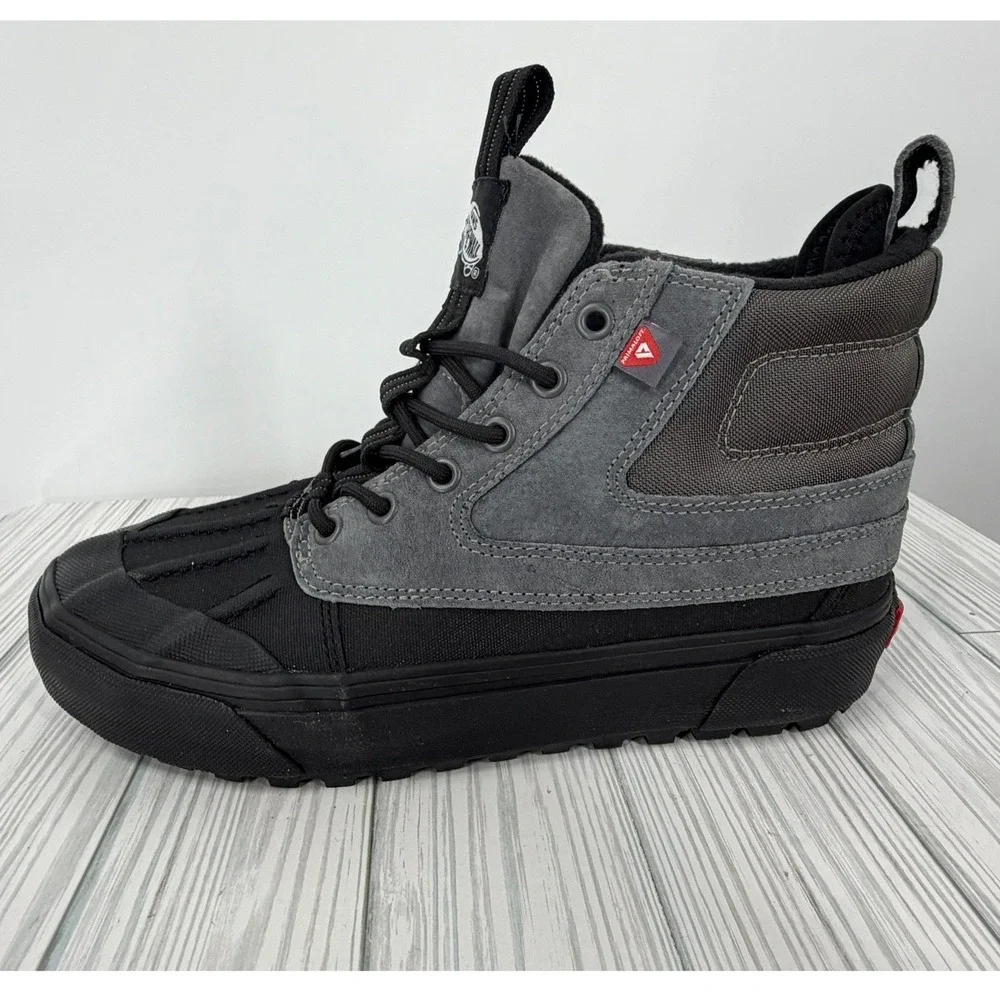 Vans Sk8-Hi Del Pat‎ MTE Pewter Black M7/W8.5 Insulated PrimaLoft Boots Sneakers
